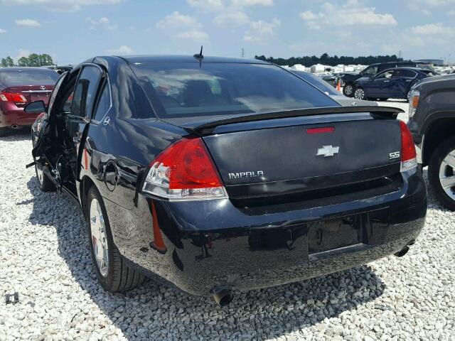 2G1WD58C179314288 - 2007 CHEVROLET IMPALA SUP შავი ფოტო 3
