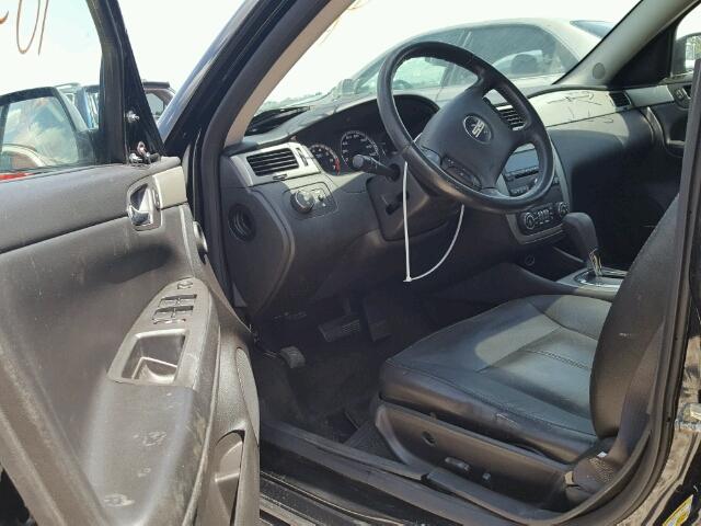 2G1WD58C179314288 - 2007 CHEVROLET IMPALA SUP შავი ფოტო 9