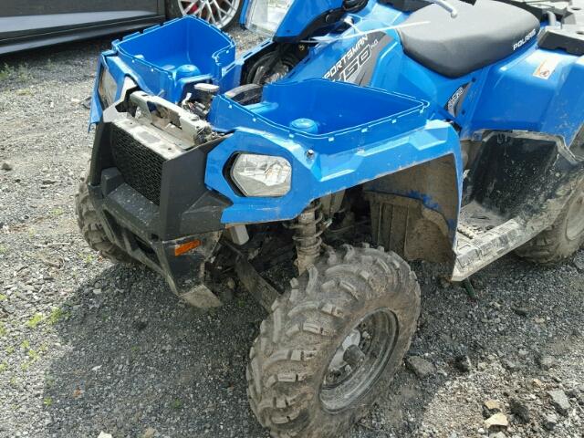 4XASEA507HA079804 - 2017 POLARIS SPORTSMAN BLUE photo 10