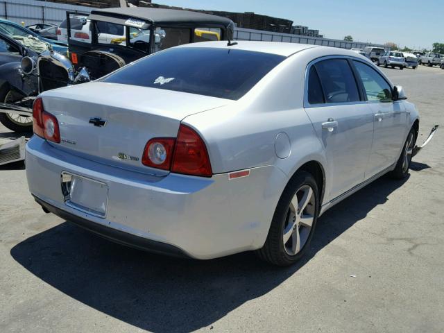 1G1ZF57529F130420 - 2009 CHEVROLET MALIBU HYB SILVER photo 4