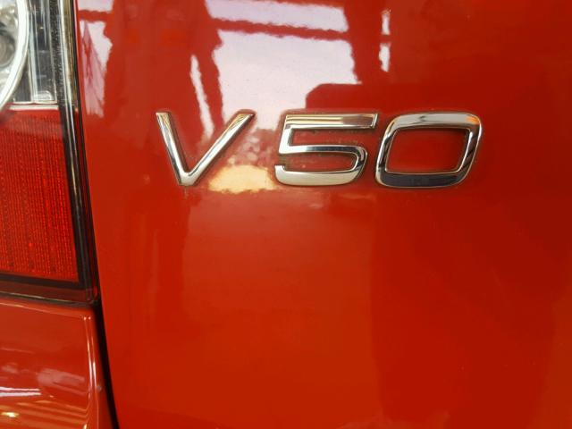 YV1MW682462183077 - 2006 VOLVO V50 T5 RED photo 10