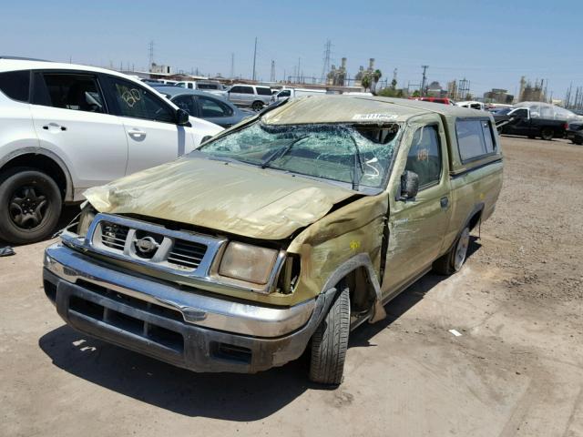 1N6DD21SXWC344960 - 1998 NISSAN FRONTIER X GREEN photo 2