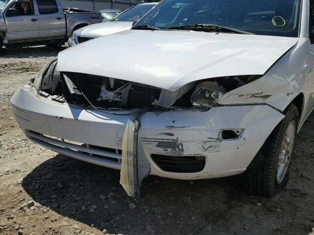 1FAFP34N37W251329 - 2007 FORD FOCUS ZX4 WHITE photo 9