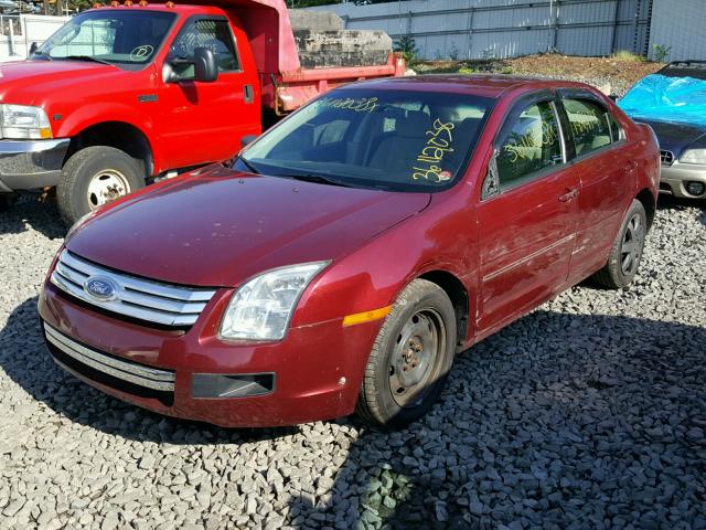 3FAHP06Z77R106675 - 2007 FORD FUSION S RED photo 2