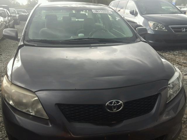 JTDBL40E09J017259 - 2009 TOYOTA COROLLA BA GRAY photo 9
