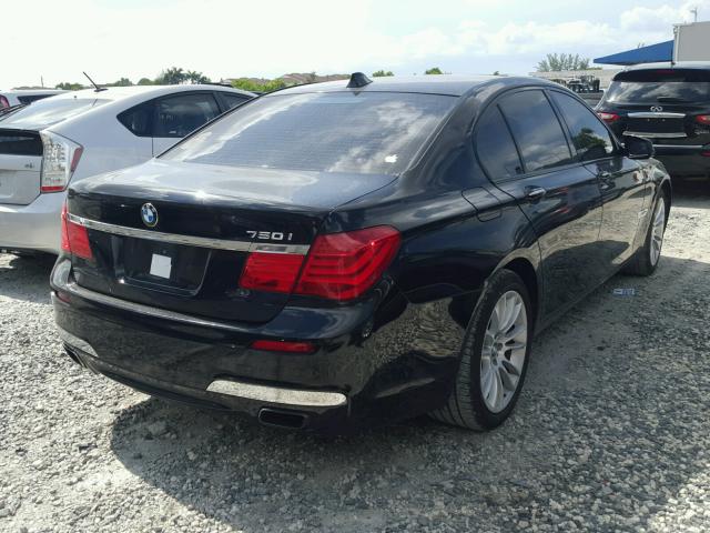 WBAKA8C54ACY35527 - 2010 BMW 750 I BLACK photo 4