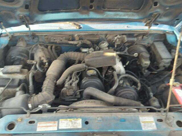 4F4CR12A3TTM42828 - 1996 MAZDA B2300 BLUE photo 7