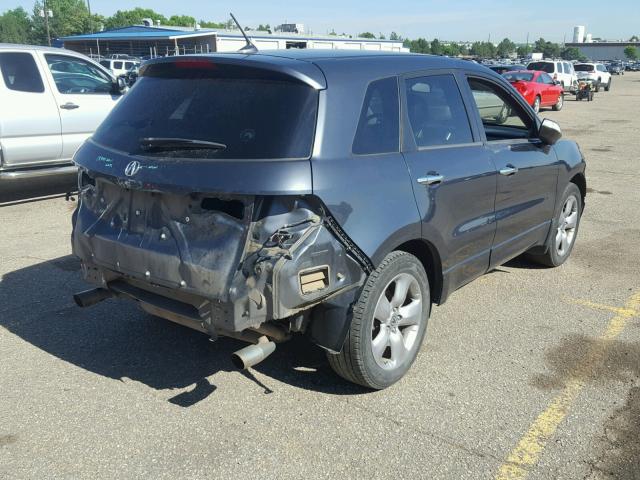 5J8TB18537A015000 - 2007 ACURA RDX TECHNO GRAY photo 4