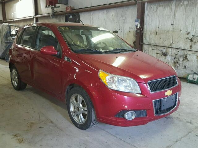 KL1TG6DE2BB113478 - 2011 CHEVROLET AVEO LT RED photo 1