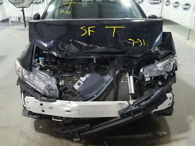 2HGFB2F59DH572383 - 2013 HONDA CIVIC LX BLACK photo 7