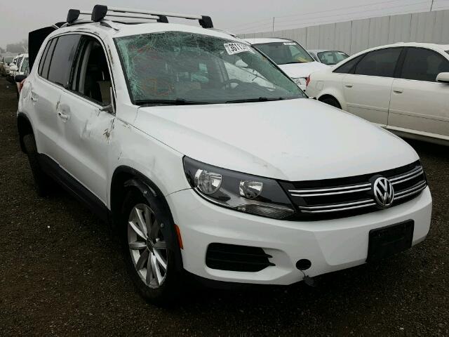 WVGSV7AX0HW508519 - 2017 VOLKSWAGEN TIGUAN WHITE photo 1