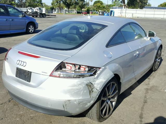 TRUKFAFK5A1007033 - 2010 AUDI TT PRESTIG SILVER photo 4