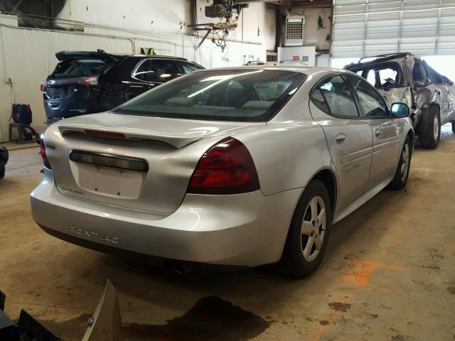 2G2WP522651167934 - 2005 PONTIAC GRAND PRIX SILVER photo 4