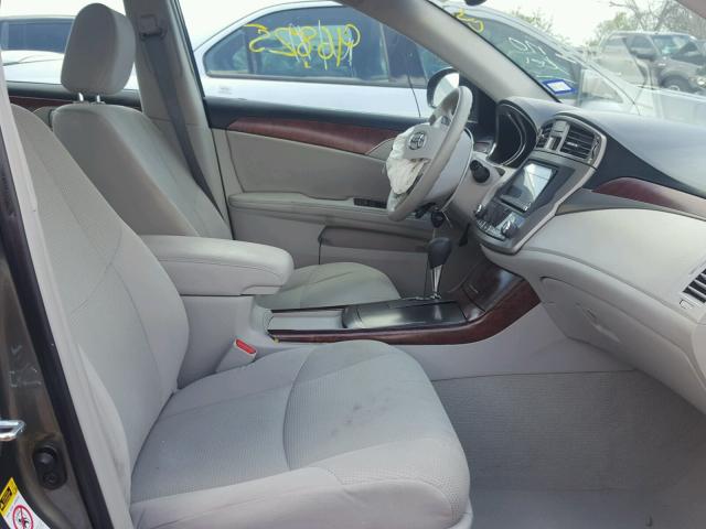 4T1BK3DB5CU451109 - 2012 TOYOTA AVALON BAS GREEN photo 5