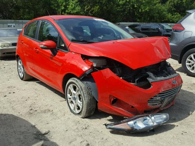 3FADP4EJ4EM241432 - 2014 FORD FIESTA SE RED photo 1