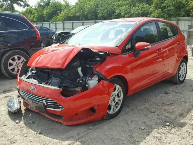 3FADP4EJ4EM241432 - 2014 FORD FIESTA SE RED photo 2