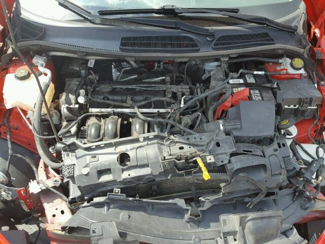 3FADP4EJ4EM241432 - 2014 FORD FIESTA SE RED photo 7