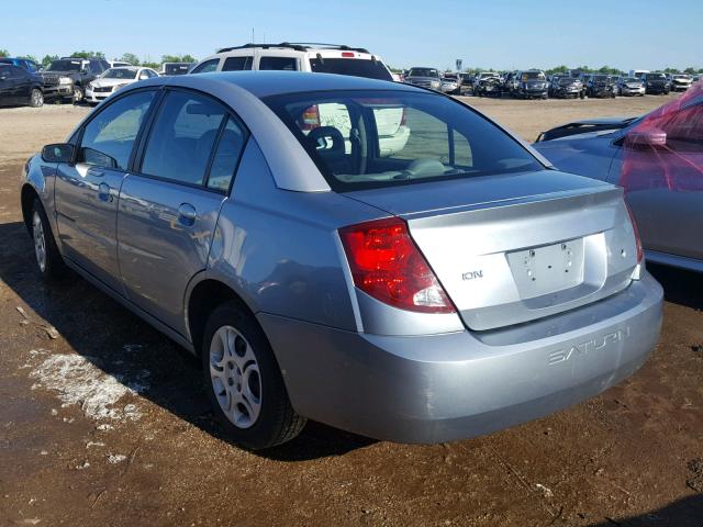 1G8AJ52F63Z164055 - 2003 SATURN ION LEVEL SILVER photo 3