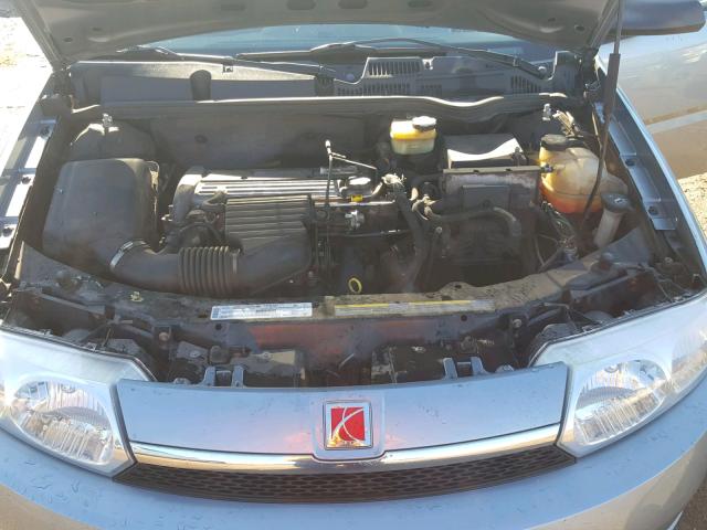 1G8AJ52F63Z164055 - 2003 SATURN ION LEVEL SILVER photo 7