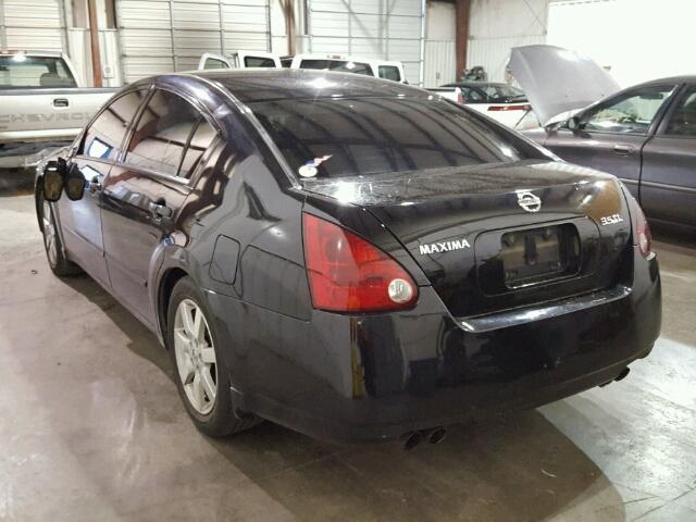 1N4BA41E56C823589 - 2006 NISSAN MAXIMA SE BLACK photo 3