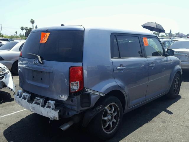 JTLZE4FEXB1119291 - 2011 TOYOTA SCION XB Көк фото 4