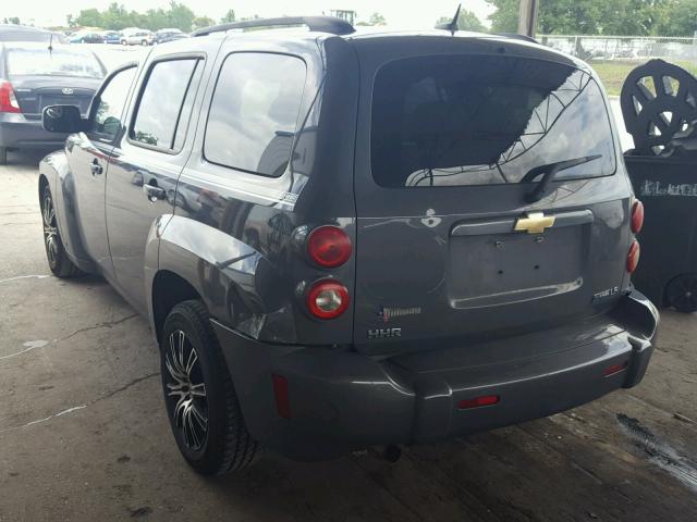 3GNCA13B59S619008 - 2009 CHEVROLET HHR LS GRAY photo 3