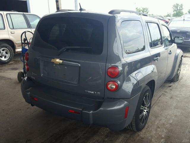 3GNCA13B59S619008 - 2009 CHEVROLET HHR LS GRAY photo 4