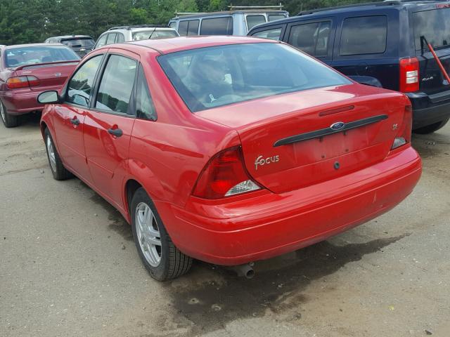 1FAFP34323W136598 - 2003 FORD FOCUS SE C RED photo 3