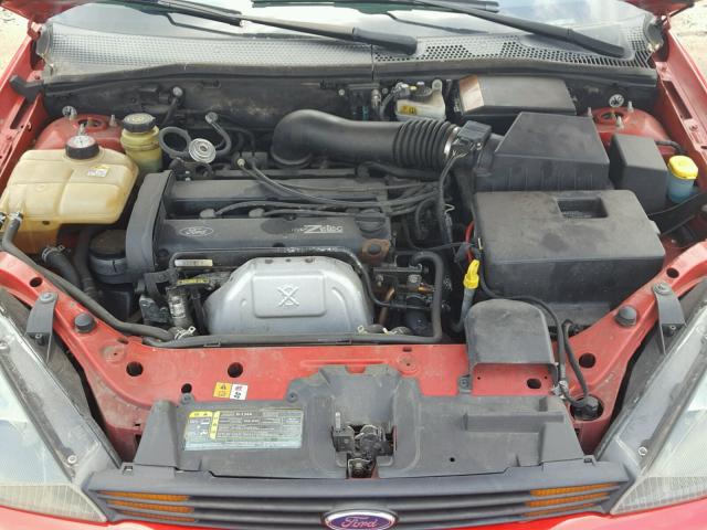 1FAFP34323W136598 - 2003 FORD FOCUS SE C RED photo 7