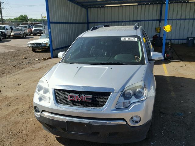 1GKKVRED8CJ110274 - 2012 GMC ACADIA SLT ვერცხლისფერი ფოტო 9