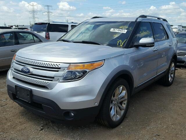 1FMHK8F80BGA41744 - 2011 FORD EXPLORER L SILVER photo 2