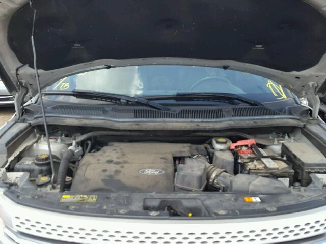 1FMHK8F80BGA41744 - 2011 FORD EXPLORER L SILVER photo 7