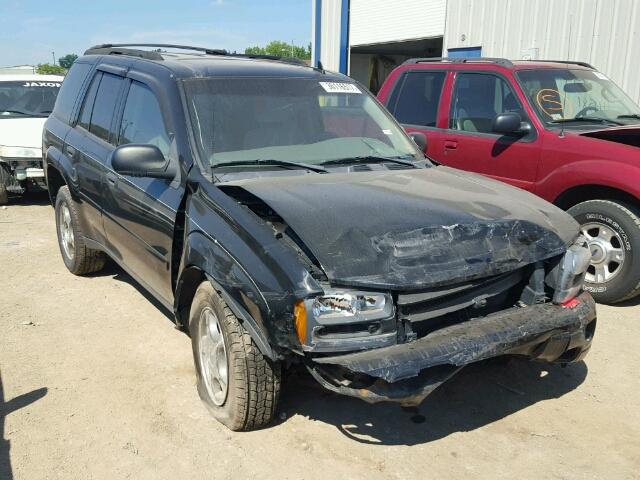 1GNDS13S172277521 - 2007 CHEVROLET TRAILBLAZE BLACK photo 1