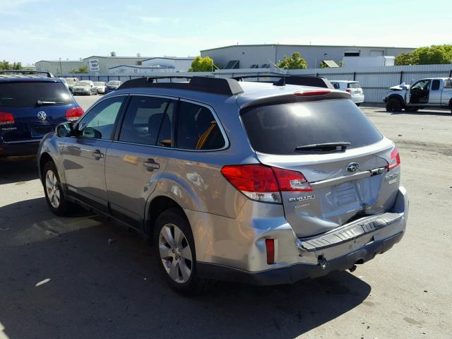 4S4BRBFC2B3353705 - 2011 SUBARU OUTBACK 2. SILVER photo 3