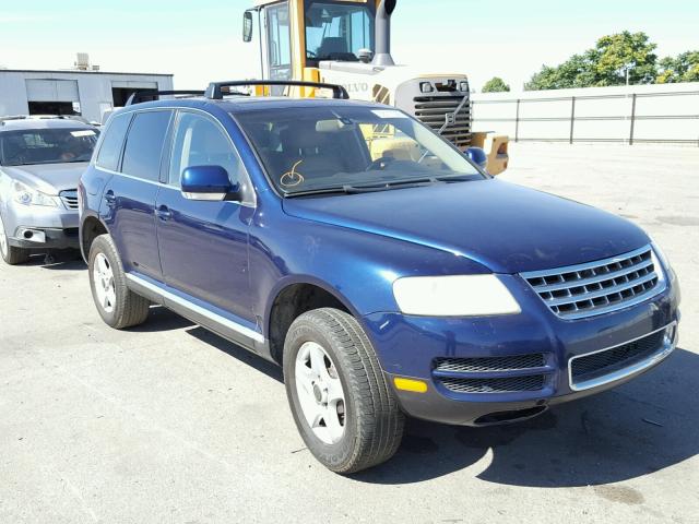 WVGBG77L05D012593 - 2005 VOLKSWAGEN TOUAREG 3. BLUE photo 1