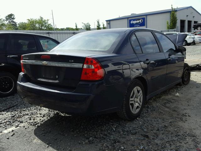 1G1ZS58F17F276629 - 2007 CHEVROLET MALIBU LS 蓝色 照片 4