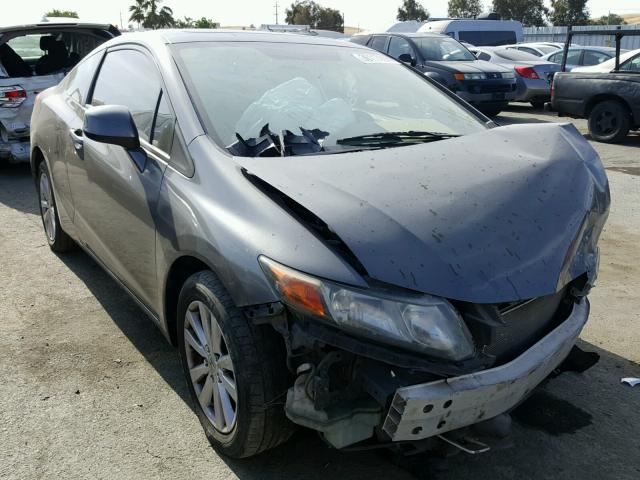 2HGFG3B14CH541924 - 2012 HONDA CIVIC EXL GRAY photo 1