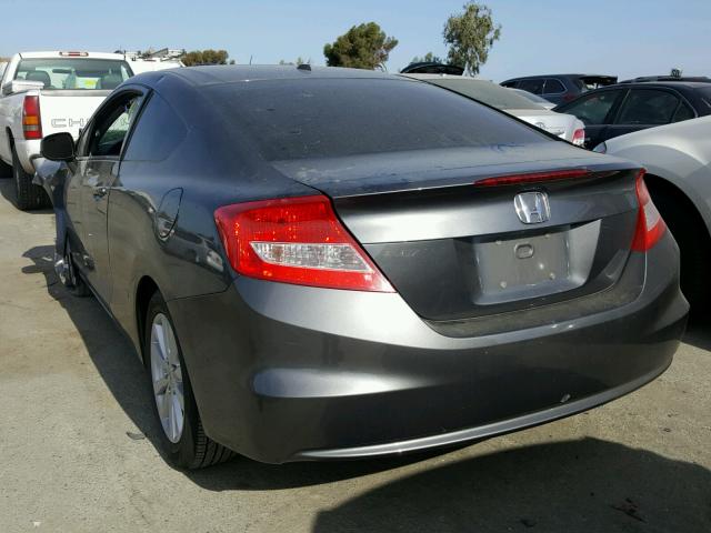 2HGFG3B14CH541924 - 2012 HONDA CIVIC EXL GRAY photo 3