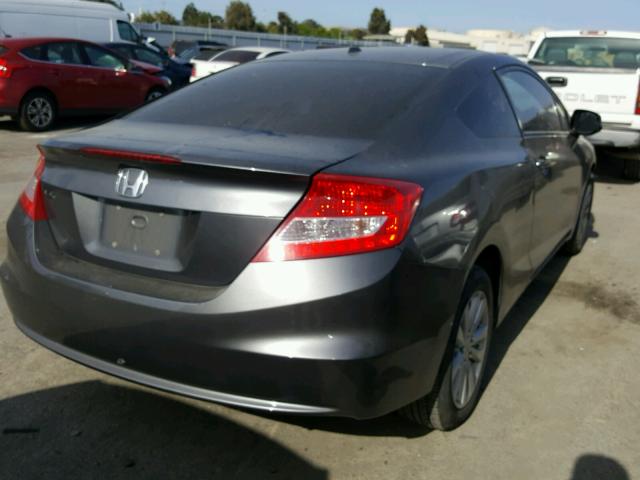 2HGFG3B14CH541924 - 2012 HONDA CIVIC EXL GRAY photo 4