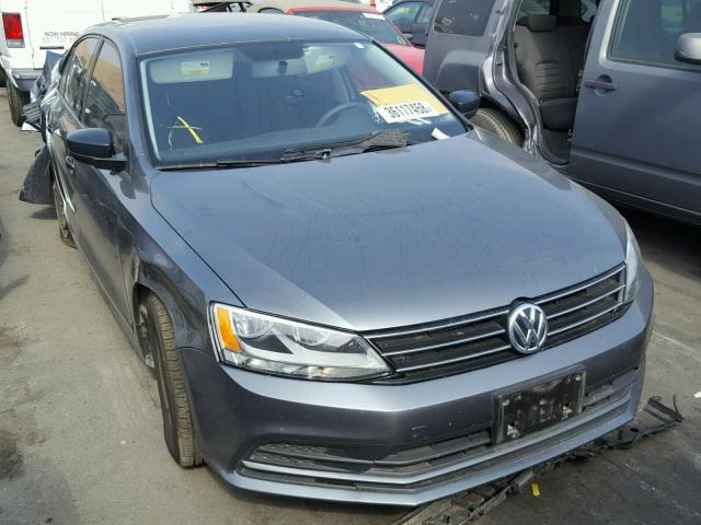 3VW2K7AJXFM423772 - 2015 VOLKSWAGEN JETTA BASE 灰色 照片 1