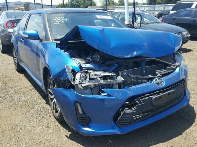 JTKJF5C70E3079046 - 2014 TOYOTA SCION TC 蓝色 照片 1