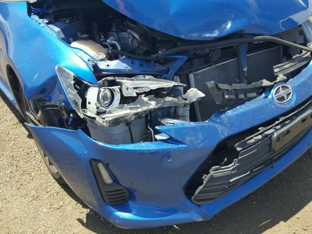JTKJF5C70E3079046 - 2014 TOYOTA SCION TC 蓝色 照片 9