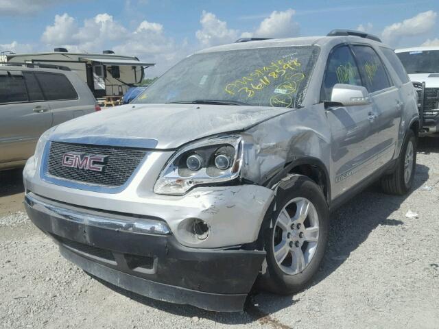 1GKER33717J155770 - 2007 GMC ACADIA SLT ვერცხლისფერი ფოტო 2