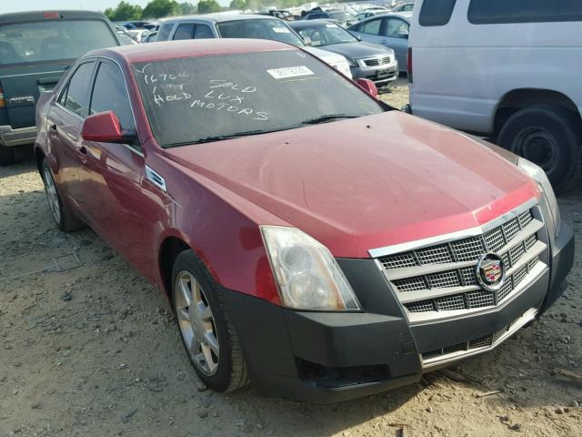 1G6DM577X80117640 - 2008 CADILLAC CTS MAROON photo 1