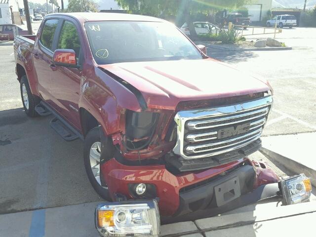 1GTG5CEN9H1183488 - 2017 GMC CANYON SLE RED photo 1