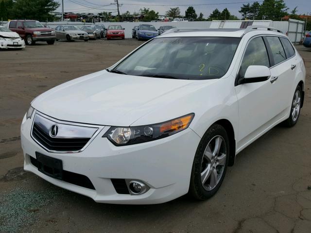 JH4CW2H63CC002651 - 2012 ACURA TSX TECH WHITE photo 2