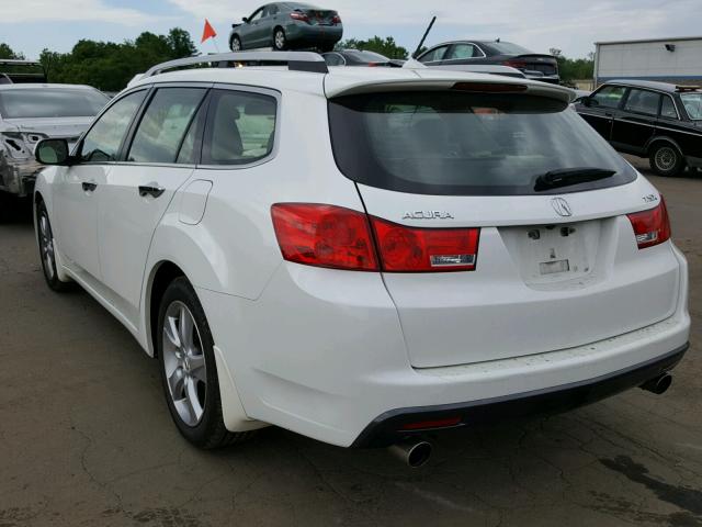 JH4CW2H63CC002651 - 2012 ACURA TSX TECH WHITE photo 3