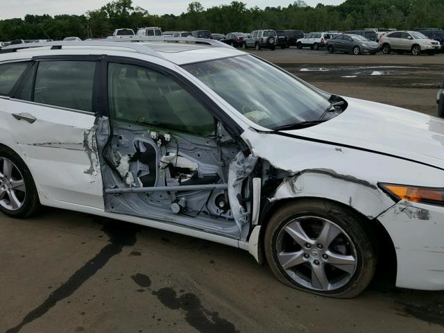 JH4CW2H63CC002651 - 2012 ACURA TSX TECH WHITE photo 9