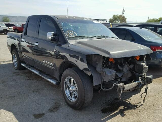 1N6AA07A97N212048 - 2007 NISSAN TITAN XE BLACK photo 1