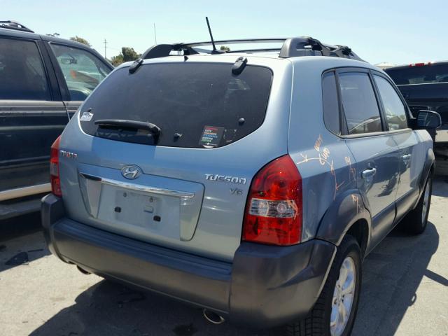 KM8JN12D89U938731 - 2009 HYUNDAI TUCSON SE TEAL photo 4